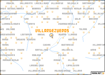 map of Villar de Zuepos