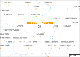 map of Villardompardo