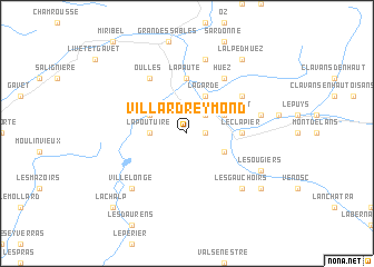 map of Villard-Reymond