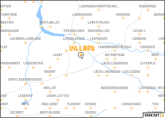 map of Villard