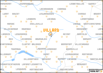 map of Villard