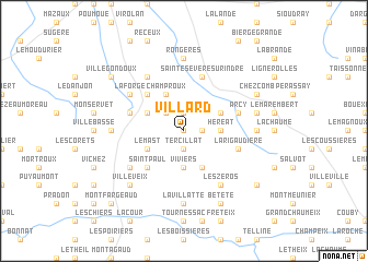 map of Villard