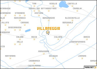 map of Villareggia