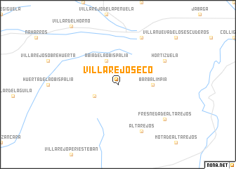 map of Villarejo Seco