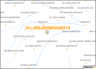 map of Villarejo-Sobrehuerta