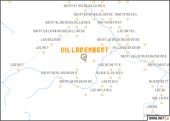 map of Villarembert