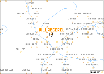 map of Villargerel