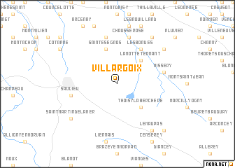 map of Villargoix