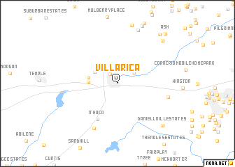 map of Villa Rica