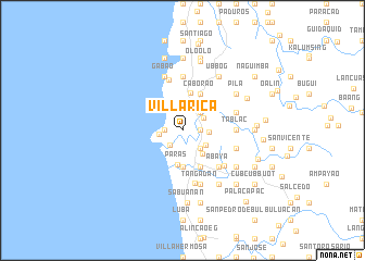 map of Villarica