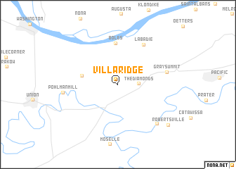 map of Villa Ridge