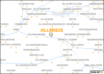 map of Villariezo