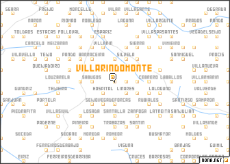 map of Villarín do Monte