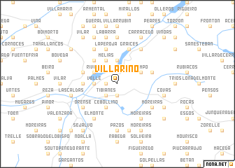 map of Villariño