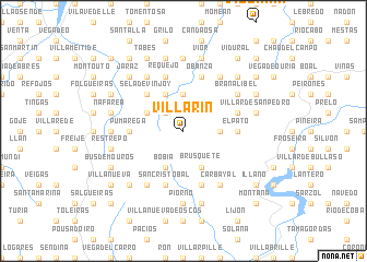 map of Villarín