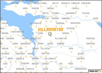 map of Villarmayor