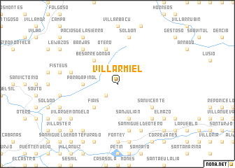 map of Villarmiel