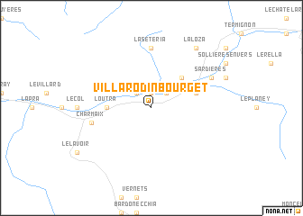map of Villarodin-Bourget