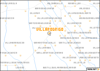 map of Villarodrigo