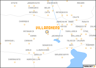 map of Villa Romero