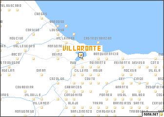 map of Villaronte