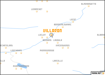 map of Villaron