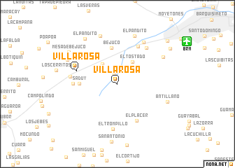 map of Villa Rosa