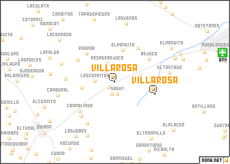 map of Villa Rosa