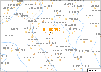 map of Villa Rosa