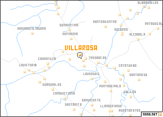 map of Villa Rosa