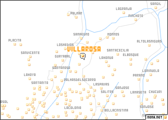 map of Villa Rosa