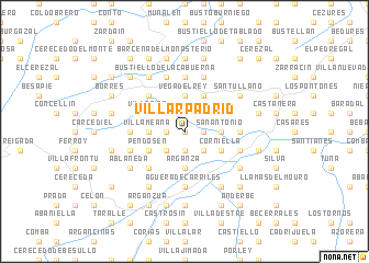 map of Villarpadrid