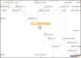 map of Villarpando