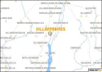 map of Villarrabines