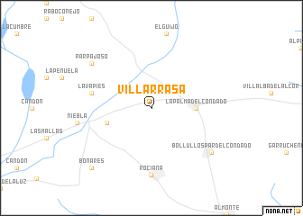 map of Villarrasa