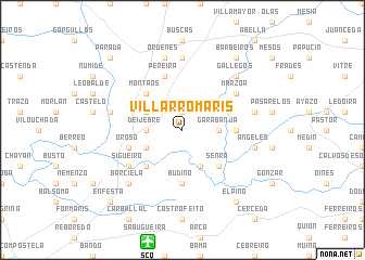 map of Villarromarís