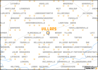map of Villars