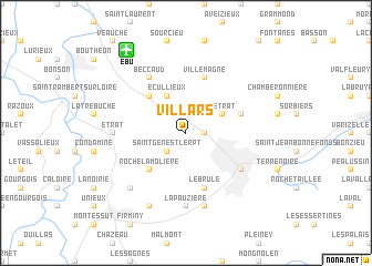 map of Villars