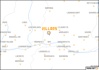 map of Villars