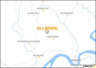 map of Villa Rural