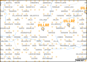 map of Villar