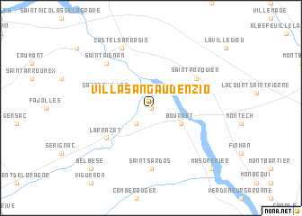 map of Villa San Gaudenzio