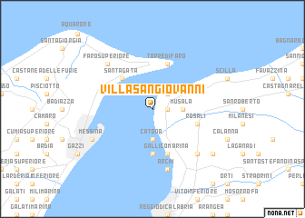 map of Villa San Giovanni