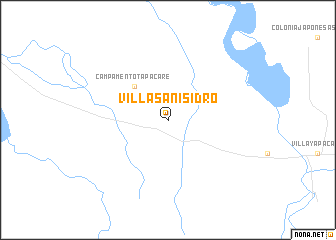 map of Villa San Isidro