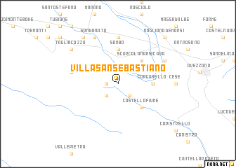 map of Villa San Sebastiano