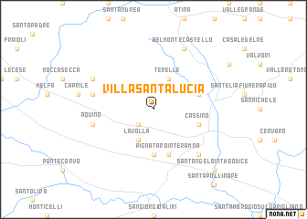 map of Villa Santa Lucia