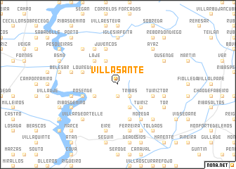 map of Villasante