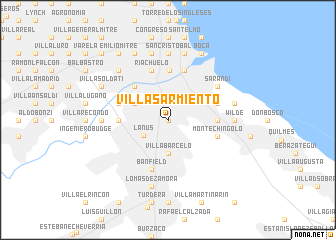 map of Villa Sarmiento