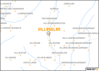 map of Villaselán