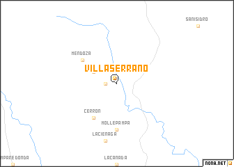 map of Villa Serrano